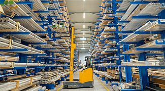 Cantilever racking for long goods