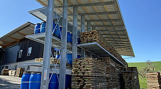 Cantilever racking system