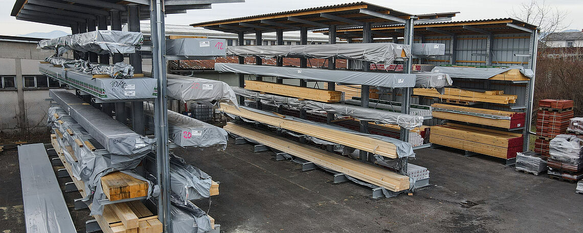 Cantilever racking system