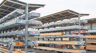 Cantilever racking systems